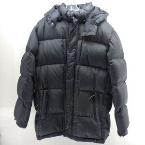 VTG Polo Ralph Lauren Heavy Weight Puffer Jacket Snow Coat Mens Size Large Black